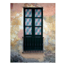 Photo de balustrade de fenêtre cartes postales
