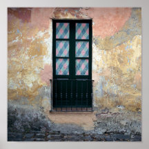 Photo de balustrade de fenêtre posters