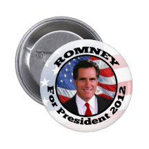 Photo de cadre de cercle de Mitt Romney Badges Avec Agrafe