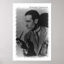 Photo de cru de Rudolph Valentino Affiches