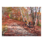 Photo de ~ de tour de vélo d'automne