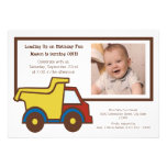 Photo de Dumptruck d'amusement de construction Invitations