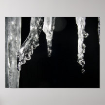 Photo de glaçon poster