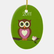 Photo de hibou de bébé décoration de noël