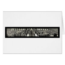 Photo de masse pontificale catholique 1931 cartes de vœux