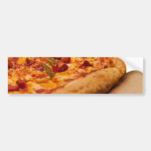 Photo de pizza autocollant pour voiture
