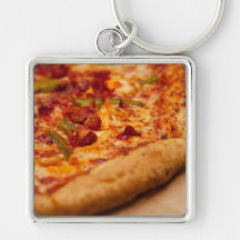 Photo de pizza porte-clefs
