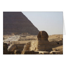 Photo de pyramides et de sphinx de Gizeh Cartes