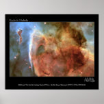 Photo de télescope de Hubble de nébuleuse de trou  Posters