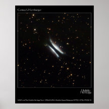 Photo de télescope de Hubble des hamburgers de Gom Posters