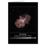 Photo de télescope d'Eta Carinae Hubble Carte De Vœux