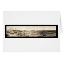 Photo du sud 1908 d'Omaha de parcs à bestiaux Cartes De Vœux