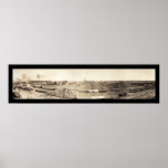 Photo du sud 1908 d'Omaha de parcs à bestiaux Affiches