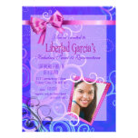 Photo fabuleuse de partie de Quinceañera du bonbon Carton D'invitation