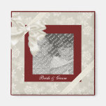 Photo faite sur commande rouge et blanche de KRW d Magnets Pour Réfrigérateur