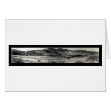 Photo grande 1935 du barrage WA de Coulee Carte