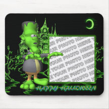 Photo heureuse Mousepad de Halloween Tapis De Souris