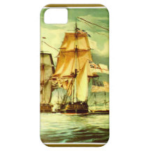 Photo historique tôt de cru de bateaux de tondeuse coque iPhone 5 Case-Mate