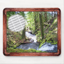 Photo Mousepad de rivière de Forrest Tapis De Souris