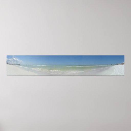 Photo panoramique de plage posters