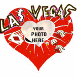 Photo rouge de coeur de Las Vegas Photo En Découpe