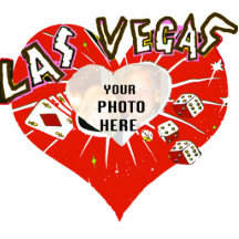 Photo rouge de coeur de Las Vegas Photo En Découpe