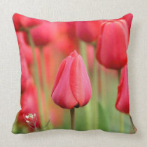 Photo rouge de tulipes oreillers american