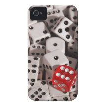 Photo rouge d'éclaboussure de couleur de matrices coques iPhone 4 Case-Mate