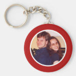Photo rouge Keychain Porte-clé