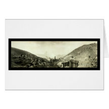 Photo unie 1909 de fondeur de Verde Cartes De Vœux