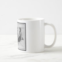 Photo vintage de beautés de plage mug à café