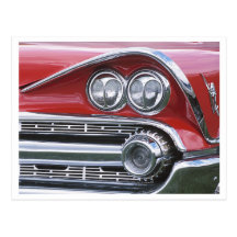 Photographie de gril de voiture de classique du cr cartes postales