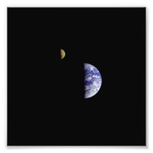 Photographie de l'espace de Galilée de lune de la 