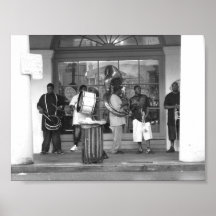 Photographie de quartier français de jazz-band de  posters