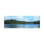 Photographie d'un lac au Minnesota un jour d'été Toile Tendue Sur Châssis