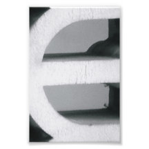 Photographie E2 4x6 noir et blanc de lettre d'alph