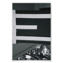 Photographie E3 4x6 noir et blanc de lettre d'alph