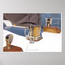 Photographie en bois de bateau poster
