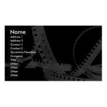 Photographie, Flim, divertissement Modèles De Cartes De Visite