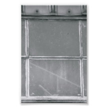 Photographie H1 4x6 noir et blanc de lettre d'alph