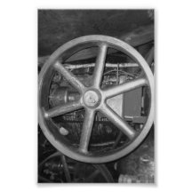 Photographie O4 4x6 noir et blanc de lettre d'alph