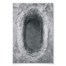 Photographie O6 4x6 noir et blanc de lettre d'alph