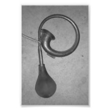 Photographie P3 4x6 noir et blanc de lettre d'alph