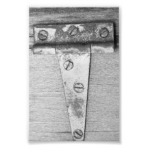 Photographie T5 4x6 noir et blanc de lettre d'alph