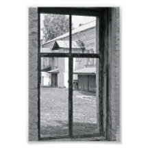 Photographie T7 4x6 noir et blanc de lettre d'alph