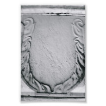 Photographie U1 4x6 noir et blanc de lettre d'alph
