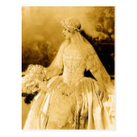 Photographie vintage d'or de jeune mariée cartes postales