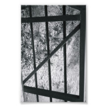 Photographie Z4 4x6 noir et blanc de lettre d'alph