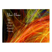 PHOTON FOU vibrant Modèle De Carte De Visite