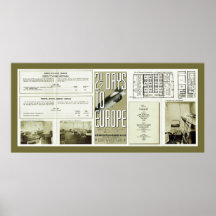 Photos de cru de brochure de Hindenburg Posters
